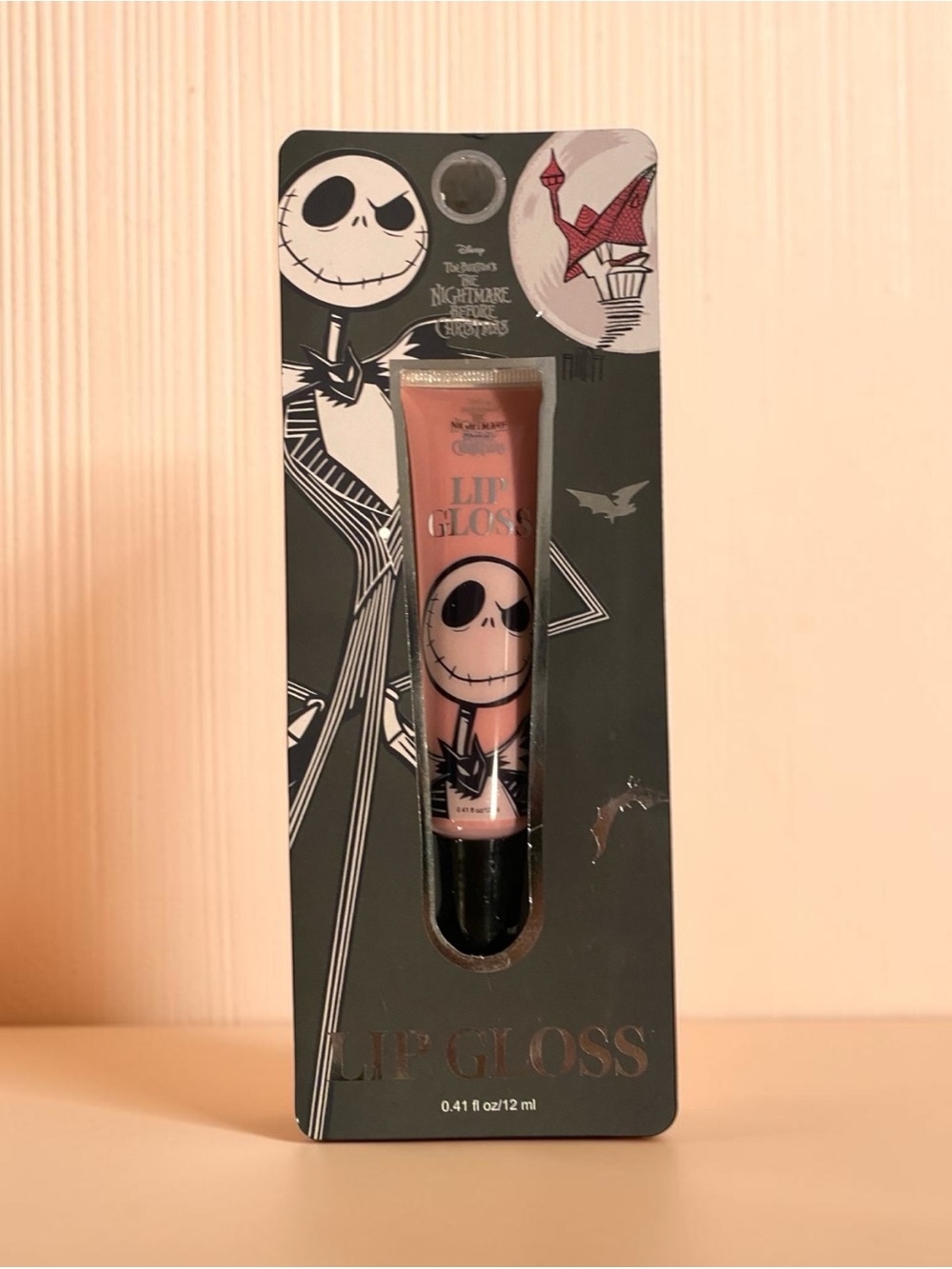 The Nightmare Before Christmas Jack Skellington Lip Gloss - Peach